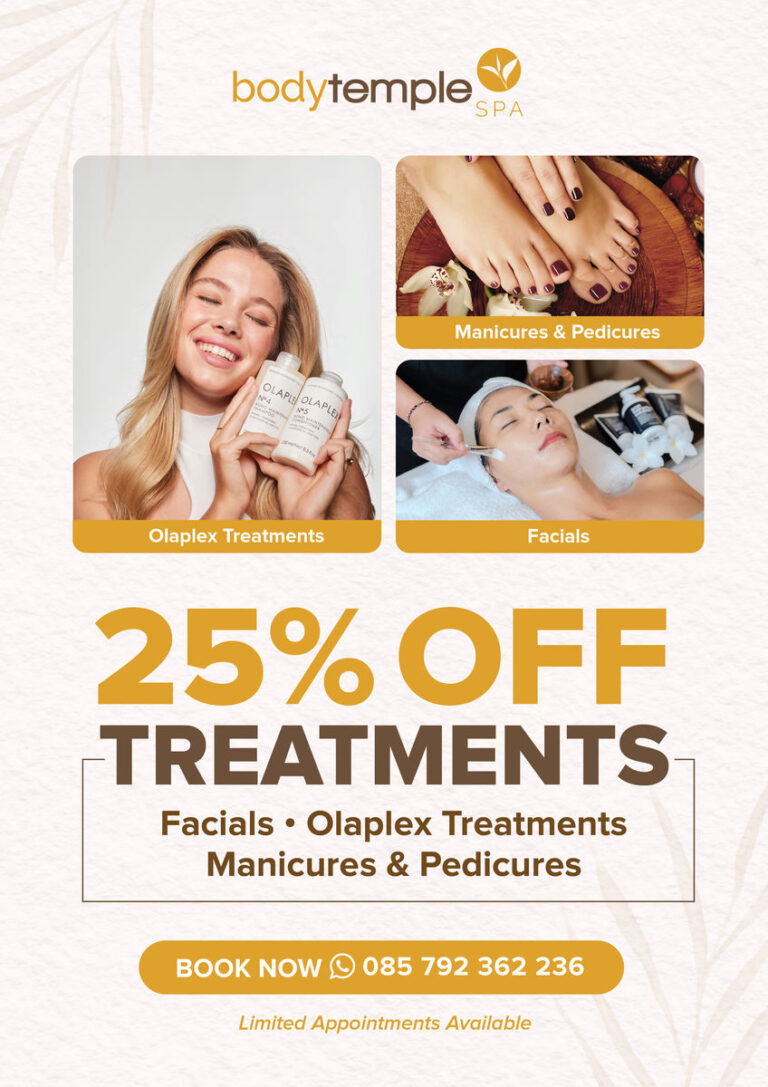 25% OFF TREATMENTS